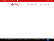 Tablet Screenshot of hotellyskamm.com